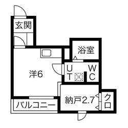 北仙台駅 徒歩10分 2階の物件間取画像